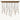 Raindrop Rectangular Chandelier 72"